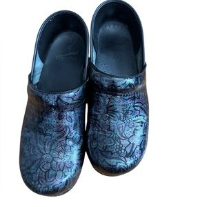 Dansko floral  professional clogs size 38EU